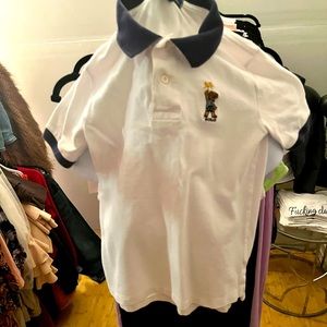 White Ralph Lauren polo shirt